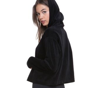 Juicy Couture XS Black Velour Pullover